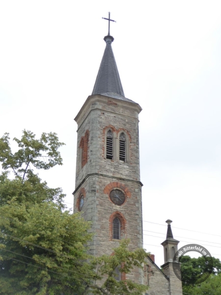 Dorfkirche von Drosa (Osternienburger Land) im Landkreis Anhalt-Bitterfeld