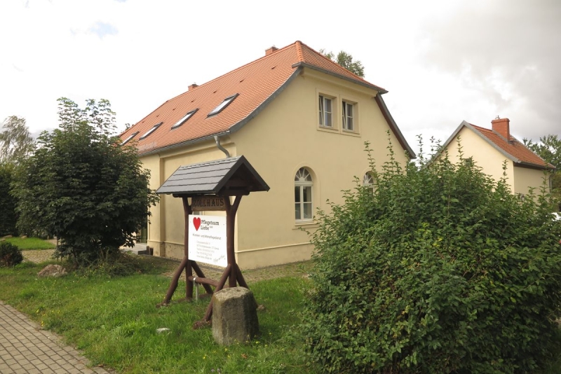 Preußisches Chausseehaus in Gossa (Muldestausee) im Landkreis Anhalt-Bitterfeld