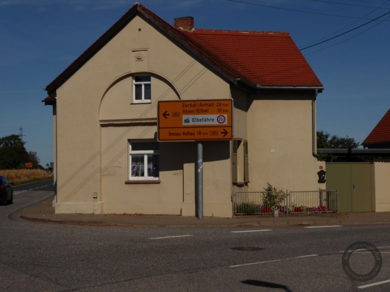 Zollhaus Porst in der Stadt Köthen (Anhalt) im Landkreis Anhalt-Bitterfeld