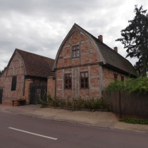 Herzoglicher Jagdaufseherhaus in der Köthener Straße in Quellendorf (Stadt Südliches Anhalt) im Landkreis Anhalt-Bitterfeld