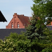 Alte Schule in Roitzsch (Stadt Sandersdorf-Brehna) im Landkreis Anhalt-Bitterfeld