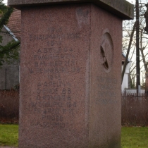 Kriegerdenkmal (Erster Weltkrieg) in Piethen (Stadt Südliches Anhalt) im Landkreis Anhalt-Bitterfeld