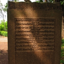 Kriegerdenkmal (Erster Weltkrieg) in Zörbig im Landkreis Anhalt-Bitterfeld