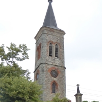 Dorfkirche von Drosa (Osternienburger Land) im Landkreis Anhalt-Bitterfeld