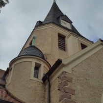 Dorfkirche in Gnetsch (Stadt Südliches Anhalt) im Landkreis Anhalt-Bitterfeld