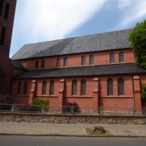 Herz-Jesu-Kirche in der Röhrenstraße in Bitterfeld (Landkreis Anhalt-Bitterfeld)