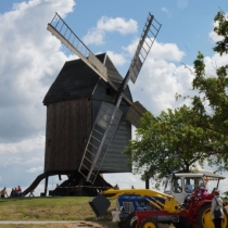 Windmühle bei Libehna (Stadt Südliches Anhalt) im Landkreis Anhalt-Bitterfeld