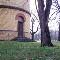 Wasserturm in der Lohmannstraße in Köthen (Anhalt) im Landkreis Anhalt-Bitterfeld