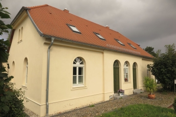 Preußisches Chausseehaus in Gossa (Muldestausee) im Landkreis Anhalt-Bitterfeld